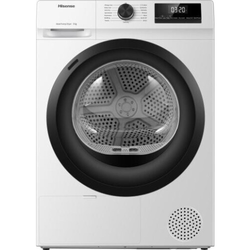 Hisense Dh1q802bw2 - Warmtepompdroger - 8 Kg - 64 Db - Energieklasse A++ - Wit | Nieuw (outlet)