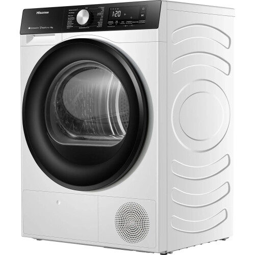 Hisense Dh3s802bw3 Warmtepompdroger - Trommelverlichting - Allergy Care - Autodry - Bediening Via De App - 8 Kg | Nieuw (outlet)