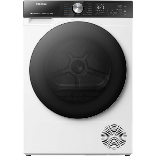 Hisense Dh5s102bw - Warmtepompdroger - 10 Kg - Connectlife - 64 Db - Energieklasse A+++ | Nieuw (outlet) Tweedehands