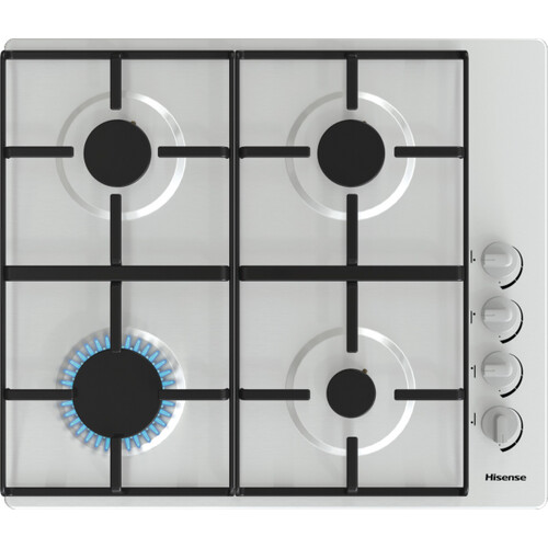 Hisense Gm642xhs - Inbouw Gaskookplaat - 60 Cm - Rvs | Tweedehands (Refurbished) Tweedehands