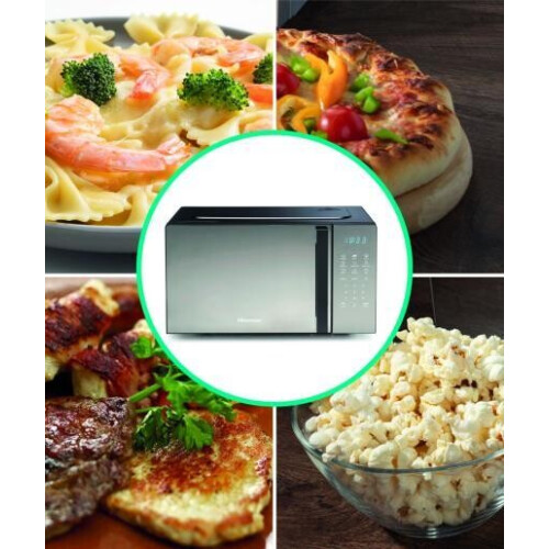 Hisense H20mombs4h - Vrijstaande Magnetron - 20 Liter - Rvs | Nieuw (outlet)