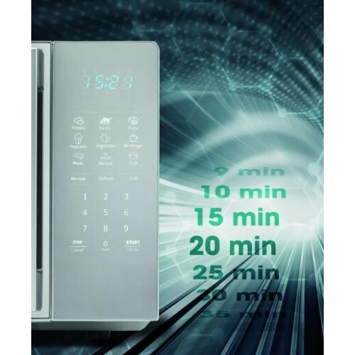 Hisense H20momss4hg - Vrijstaande Magnetron - 20 Liter | Nieuw (outlet)