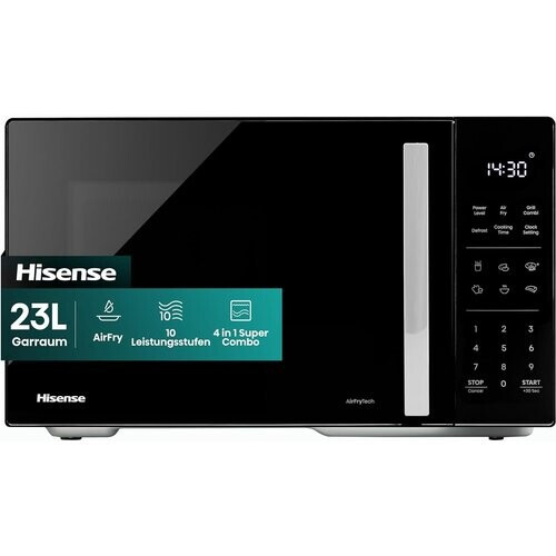 Hisense H23mobs5hc - Combimagnetron - 23 Liter - Hete Lucht Functie - Zwart | Nieuw (outlet) Tweedehands