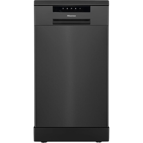 Hisense Hs523e15buk - Smalle Vrijstaande Vaatwasser - 45 Cm - 10 Couverts - Besteklade - 47 Db - Energieklasse E | Nieuw (outlet)