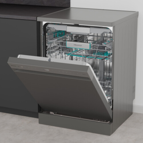 Hisense Hs693a90xad - Vrijstaande Vaatwasser - 60 Cm - 16 Couverts - Besteklade - 40 Db - Energieklasse A | Nieuw (outlet)