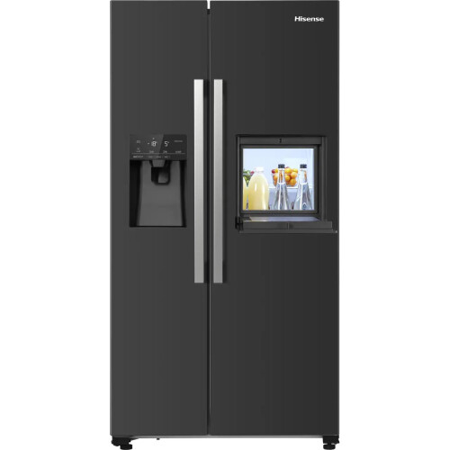 Hisense Rs694n4bbe - Amerikaanse Koelkast - 179.3 Cm - 560l - No Frost - Zwart | Nieuw (outlet)