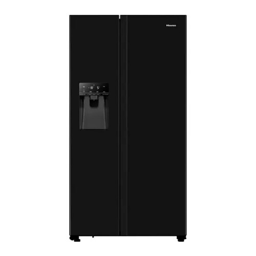 Hisense Rs694n4tbe - Amerikaanse Koelkast - 179 Cm - 562l - No Frost - Water- & Ijsdispenser - Zwart | Nieuw (outlet)