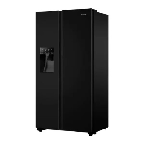 Hisense Rs694n4tbe - Amerikaanse Koelkast - 179.3 Cm - 562l - No Frost - Zwart | Nieuw (outlet)