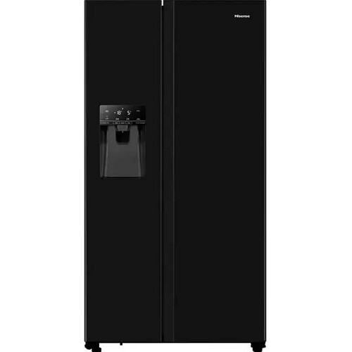 Hisense Rs694n4tbe - Amerikaanse Koelkast - 179.3 Cm - 562l - No Frost - Zwart | Nieuw (outlet)