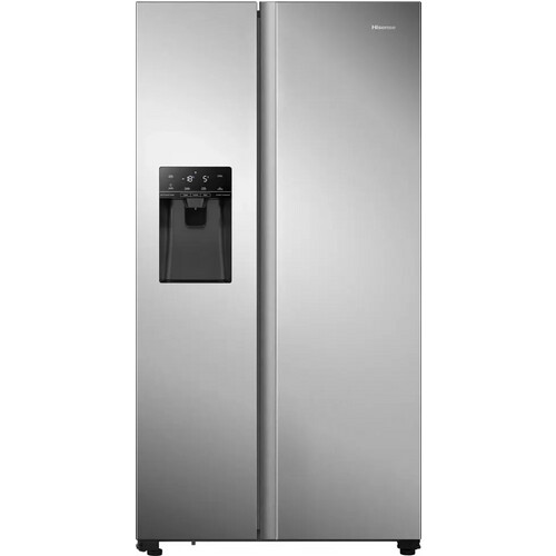 Hisense Rs694n4tze - Amerikaanse Koelkast - 179 Cm - 562l - No Frost - Zilver Tweedehands