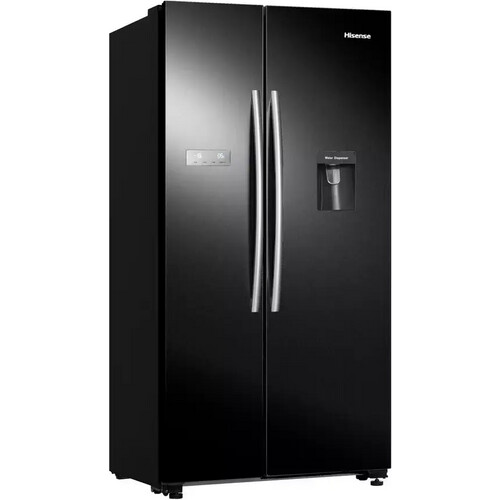 Hisense Rs741n4wbe - Amerikaanse Koelkast - 179.3 Cm - 578l - No Frost - Zwart Tweedehands