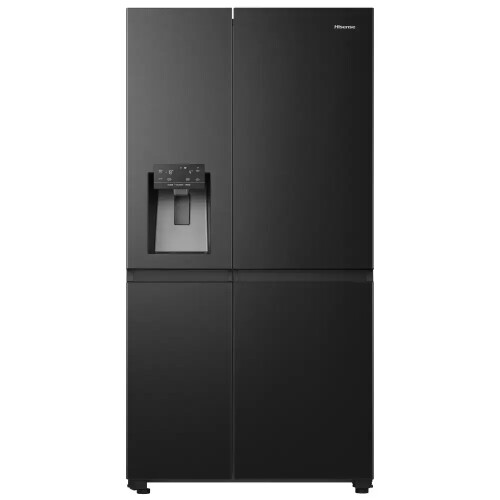 Hisense Rs818n4ife - Amerikaanse Koelkast - 179 Cm - 632l - No Frost - Zwart Rvs | Nieuw (outlet)