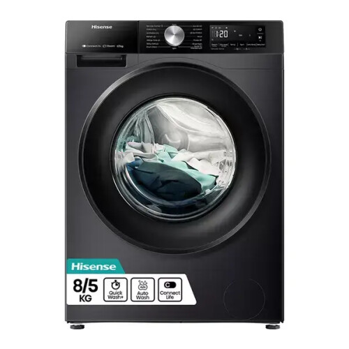 Hisense Wd3s8043bb3 - Was-droogcombinatie - 8 Kg Wassen - 5 Kg Drogen - 1400 Tpm - Koolborstelloos - Energieklasse A/d | Nieuw (outlet)