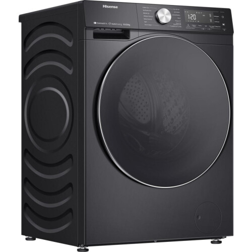 Hisense Wd5s1045bb - Was-droogcombinatie - 10.5 Kg Wassen - 6 Kg Drogen - 1400 Tpm - Auto Dosing & Steam Wash - Energieklasse A/d | Nieuw (outlet)