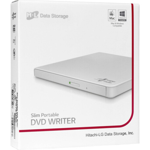 HL Data Storage GP57EW40.AHLE10B Externe DVD-brander Retail USB-A 2.0 Wit