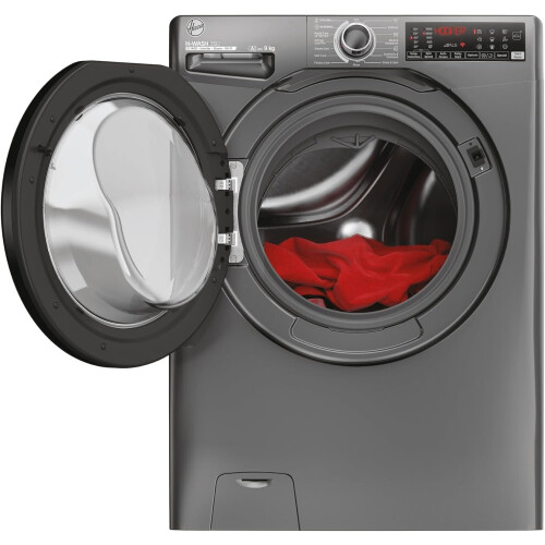 Hoover H3wps496tambr680 - Wasmachine - 9 Kg - 1400 Tpm - Wi-fi & Power Care System - Energieklasse A - Grafiet | Nieuw (outlet)