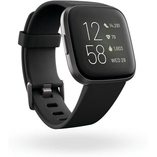Horloges Cardio Fitbit Versa 2 - Zwart Tweedehands