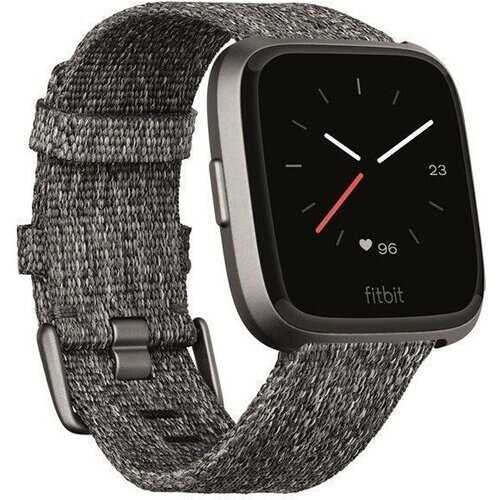 Horloges Cardio Fitbit Versa Special Edition Charcoal - Grijs Tweedehands
