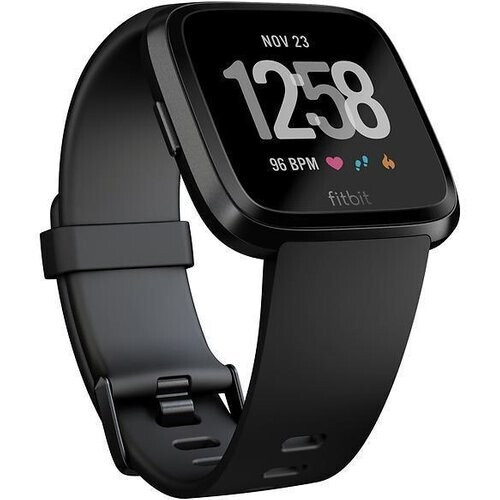 Horloges Cardio Fitbit Versa - Zwart Tweedehands