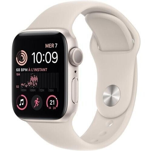 Horloges Cardio GPS Apple Watch SE 2ème Gen 40mm - Grijs Tweedehands