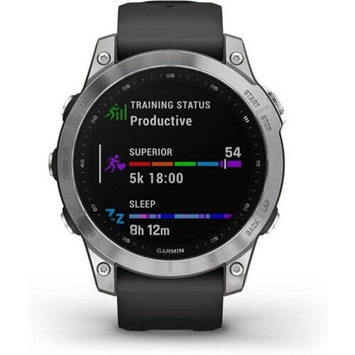 Horloges Cardio GPS Garmin Fenix 7 - Zilver Tweedehands
