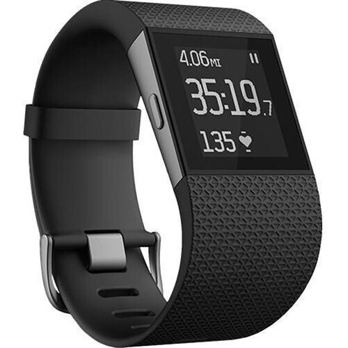 Horloges Fitbit Cardio GPS Surge - Zwart Tweedehands