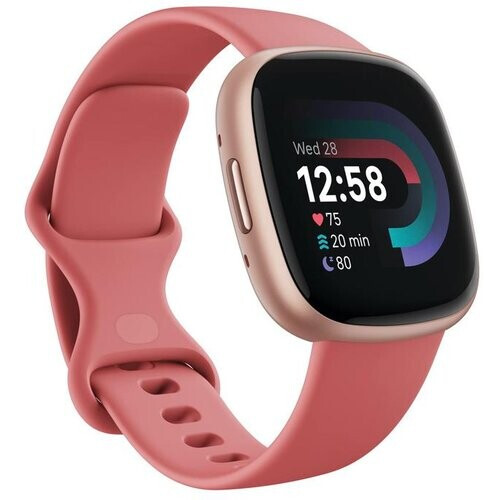 Horloges Fitbit GPS Versa 4 - Roze Tweedehands