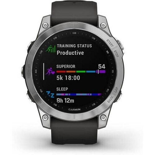 Horloges Garmin Cardio GPS Fenix 7 - Zilver Tweedehands