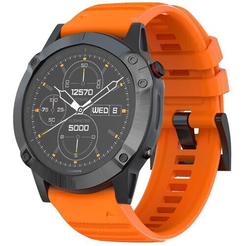 Horloges Garmin Cardio GPS Tactix Charlie - Zwart/Oranje Tweedehands