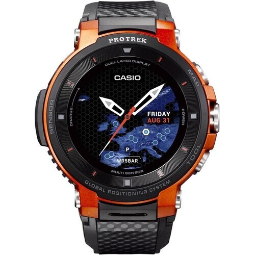 Horloges GPS Casio Pro Trek Smart WSD-F30 - Oranje/Zwart Tweedehands