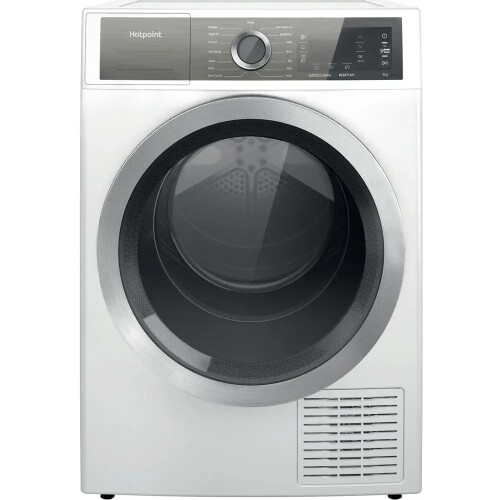 Hotpoint H8d94wb - Warmtepompdroger - 9 Kg - 62 Db - Energieklasse A+++ | Tweedehands (Refurbished)