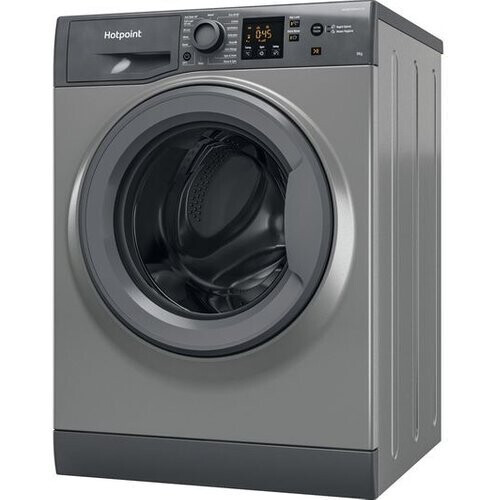 Hotpoint Nswr 963c Gk - Wasmachine - 9 Kg - 1600 Tpm - Koolborstelloos - Energieklasse D - Grafiet | Tweedehands (Refurbished) Tweedehands