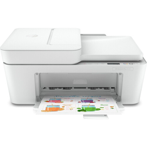 HP DeskJet Plus 4120 - All-in-One printer - Print scan fax - Wit Tweedehands