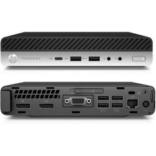 HP EliteDesk 800 G4 Mini Core i5 3.3 GHz - SSD 256 GB RAM 8GB Tweedehands