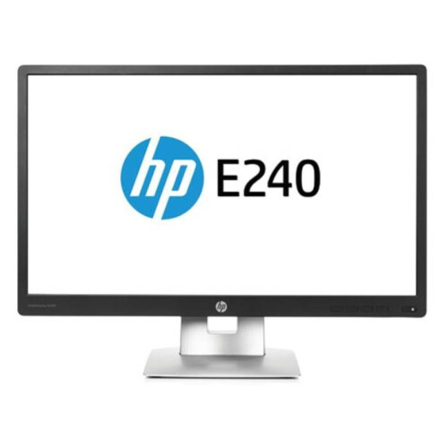 HP EliteDisplay E240 - 24 inch - 1920x1080 - DP - HDMI - VGA - Zwart Tweedehands