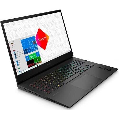 HP Omen 17-CK0014NF 17" Core i7 2.3 GHz - SSD 1000 GB - 16GB - NVIDIA GeForce RTX 3080 AZERTY - Frans Tweedehands