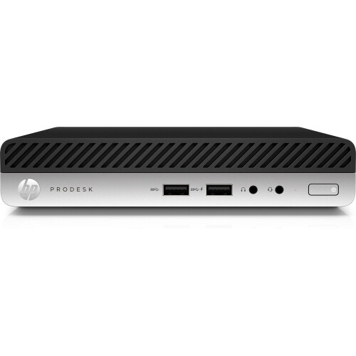 HP ProDesk 400 G4 Mini 4HS23EA - Mini-pc - Intel Core i3 8100T 3.0GHz 8GB RAM 128GB SSD Tweedehands
