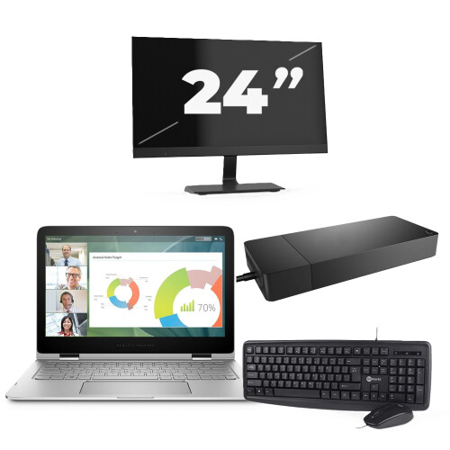 HP ZBook 15 G1 - Intel Core i7-4e Generatie - 15 inch - 16GB RAM - 256GB SSD - Windows 11 + 1x 24 inch Monitor Tweedehands