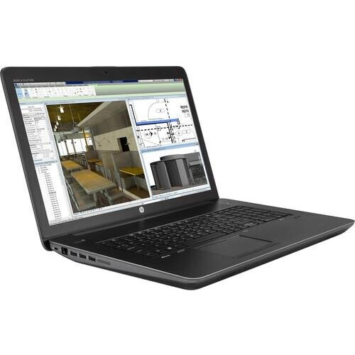 HP ZBook 17 G3 17" Core i7 2.7 GHz - SSD 512 GB - 64GB QWERTZ - Duits Tweedehands