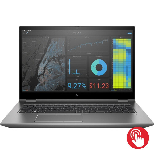HP ZBook Fury 17 G7 - Intel Core i5-10e Generatie - 17 inch - Touch - 8GB RAM - 256GB SSD - GPU - Windows 11 Home Tweedehands
