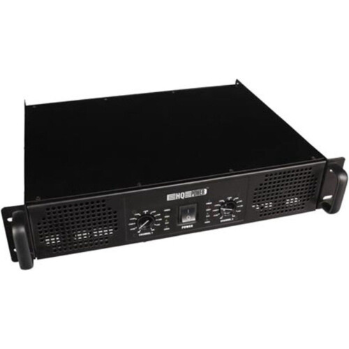 HQ-Power SAGIRA 150 - VERMOGENSVERSTERKER - 2 x 100 W RMS - Zwart