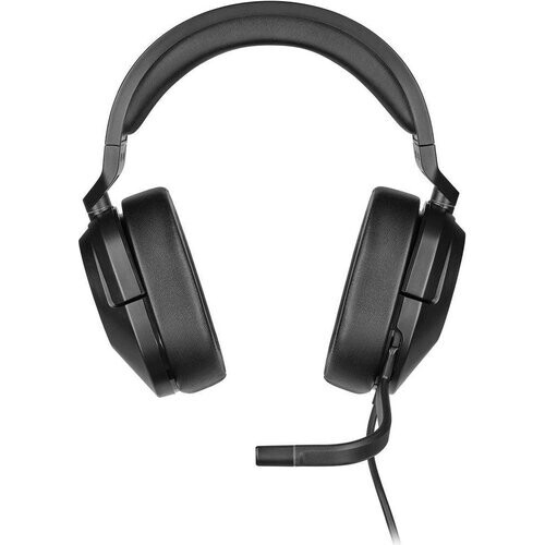 HS55 Stereo geluidsdemper gaming Hoofdtelefoon - bedraad microfoon Zwart Tweedehands