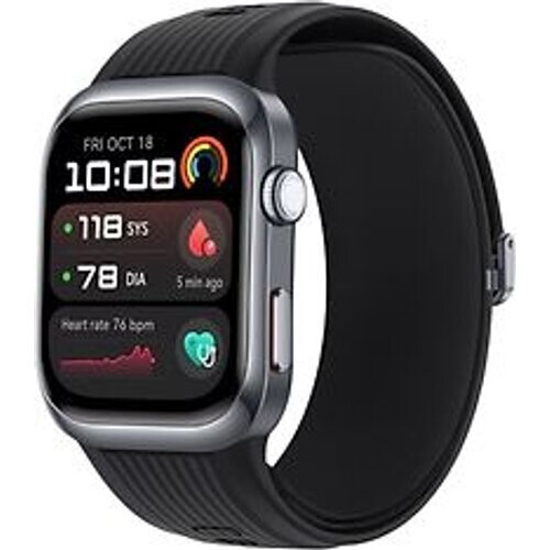 Huawei Watch D2 zwart met Fluoroelastomeer Band M/L zwart Tweedehands