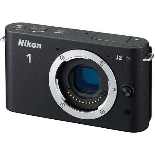 Hybride camera Nikon 1 J2 alleen behuizing - Zwart Tweedehands