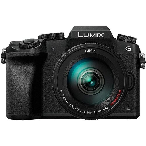 Hybride camera Panasonic Lumix DMC-G7H - Zwart + Lens Panasonic Lumix G Vario 14-140mm F3.5-5.6 ASPH Power O.I.S Tweedehands