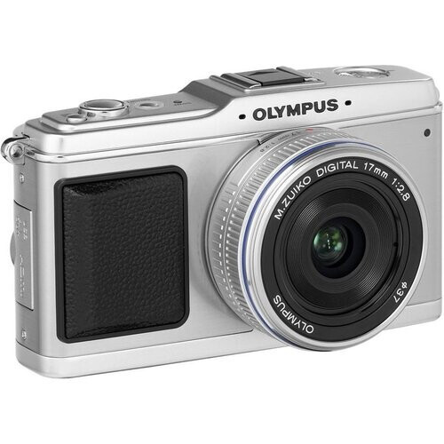 Hybride camera Pen E-P1 - Zilver + Olympus M.Zuiko Digital 14-42mm f/3.5-5.6 f/3.5-5.6 Tweedehands
