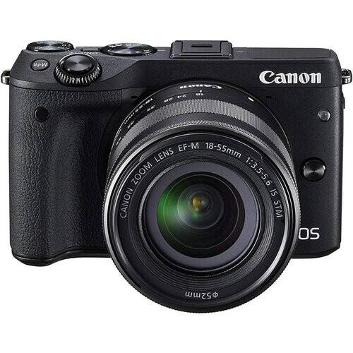 Hybride Canon EOS M3 - Zwart + Lens 18-55mm f/3.5-5.6ISSTM Tweedehands
