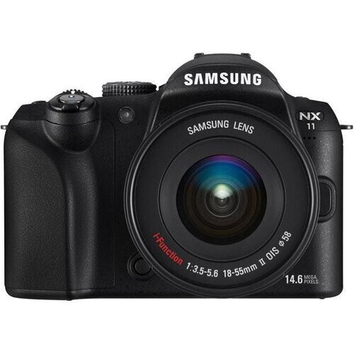Hybride Samsung NX11 - Zwart + Lens 18-55mm f/3.5-5.6OIS Tweedehands