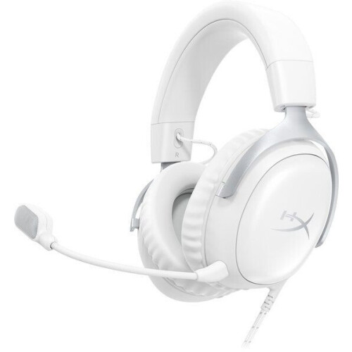 HyperX Cloud III - Hoofdtelefoon met microfoon - Draad - Wit Tweedehands