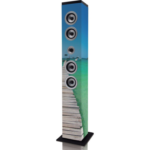 Ices IBT-6 - Bluetooth speaker - FM radio USB SD AUX - Sea